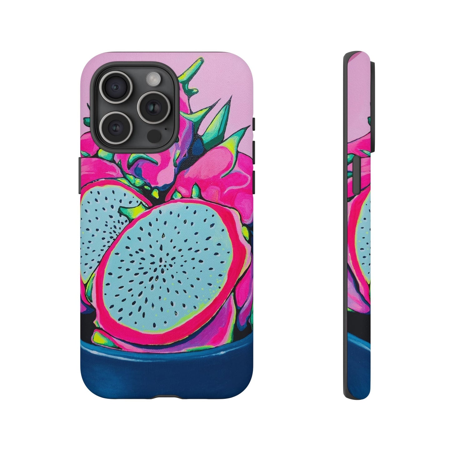 Neon Pink Dragon Fruit Tough Phone Case