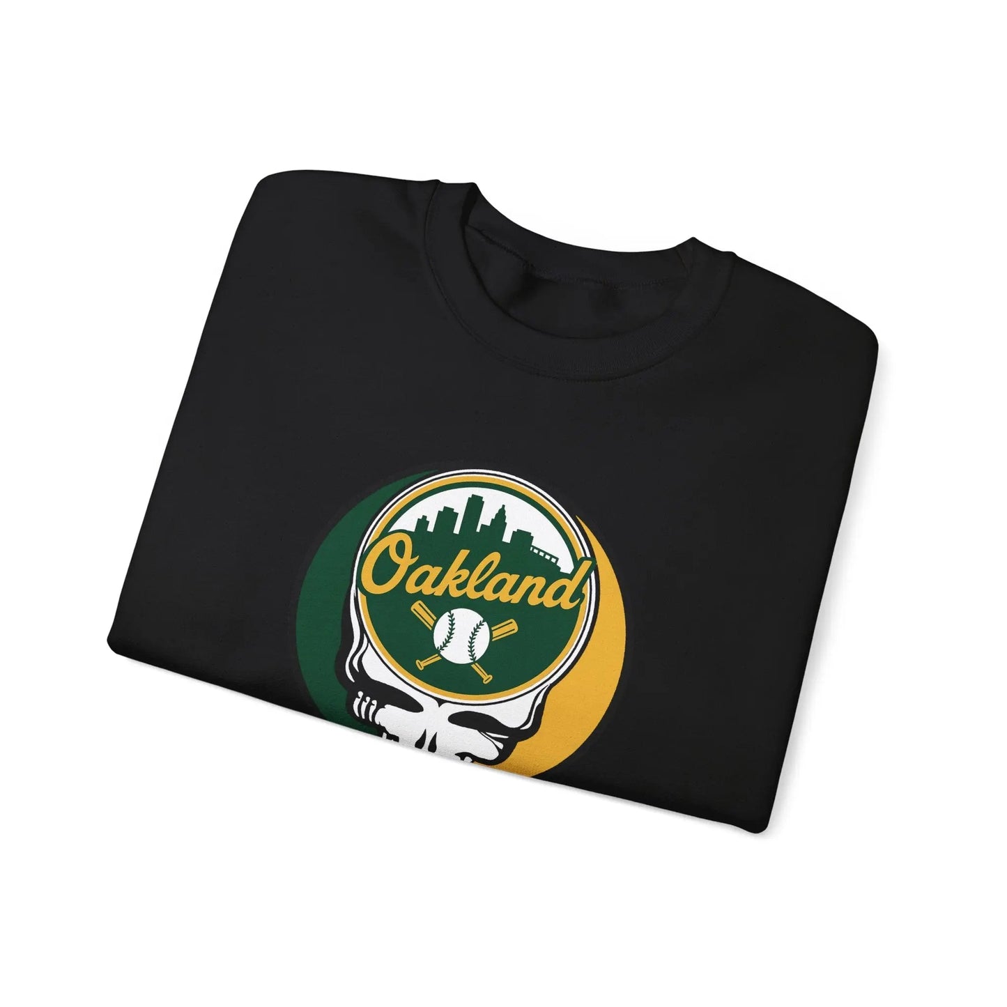 Oakland A's Original Stealie Grateful Dead Crewneck Grateful Dead Sweatshirt