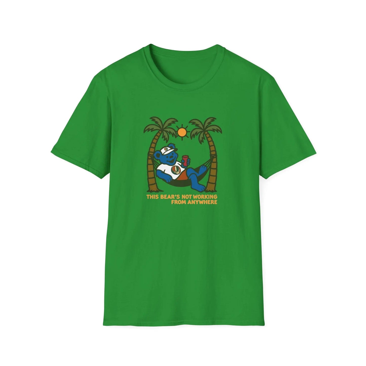 The Bear's Not Working From Anywhere - Life is dead.® Grateful Dead T-Shirt