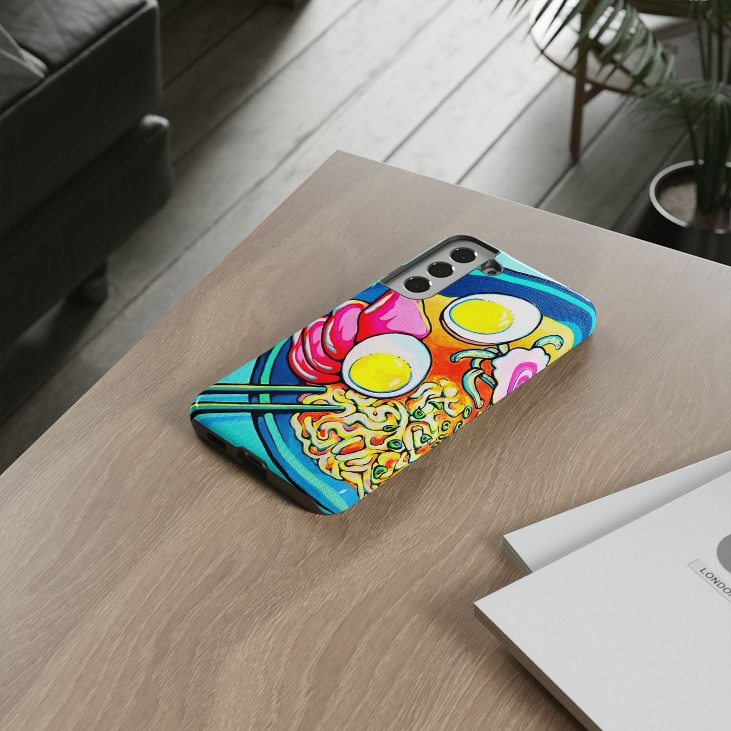 Neon Ramen Tough Phone Case