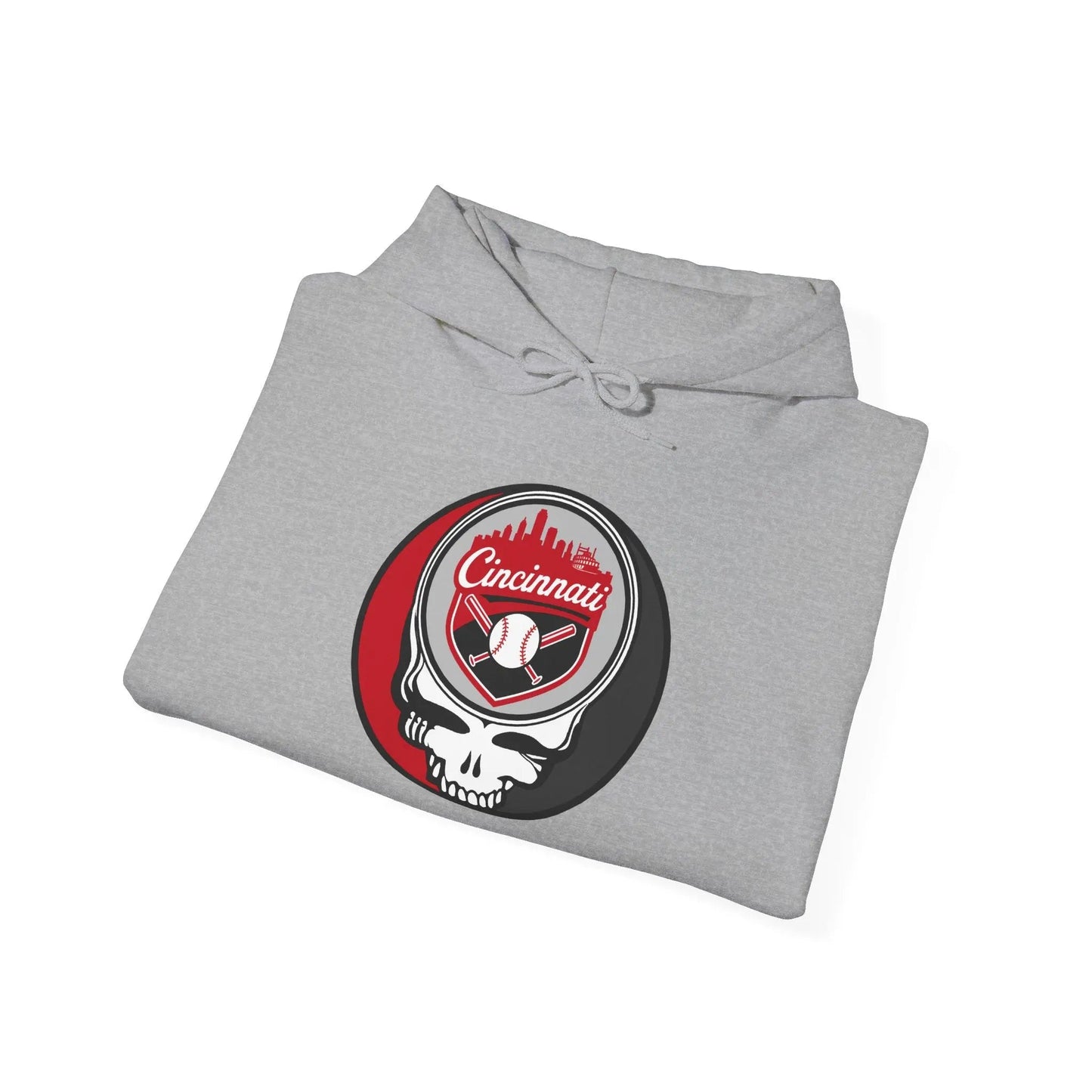 Cincinnati Reds Original Stealie Grateful Dead Hoodie