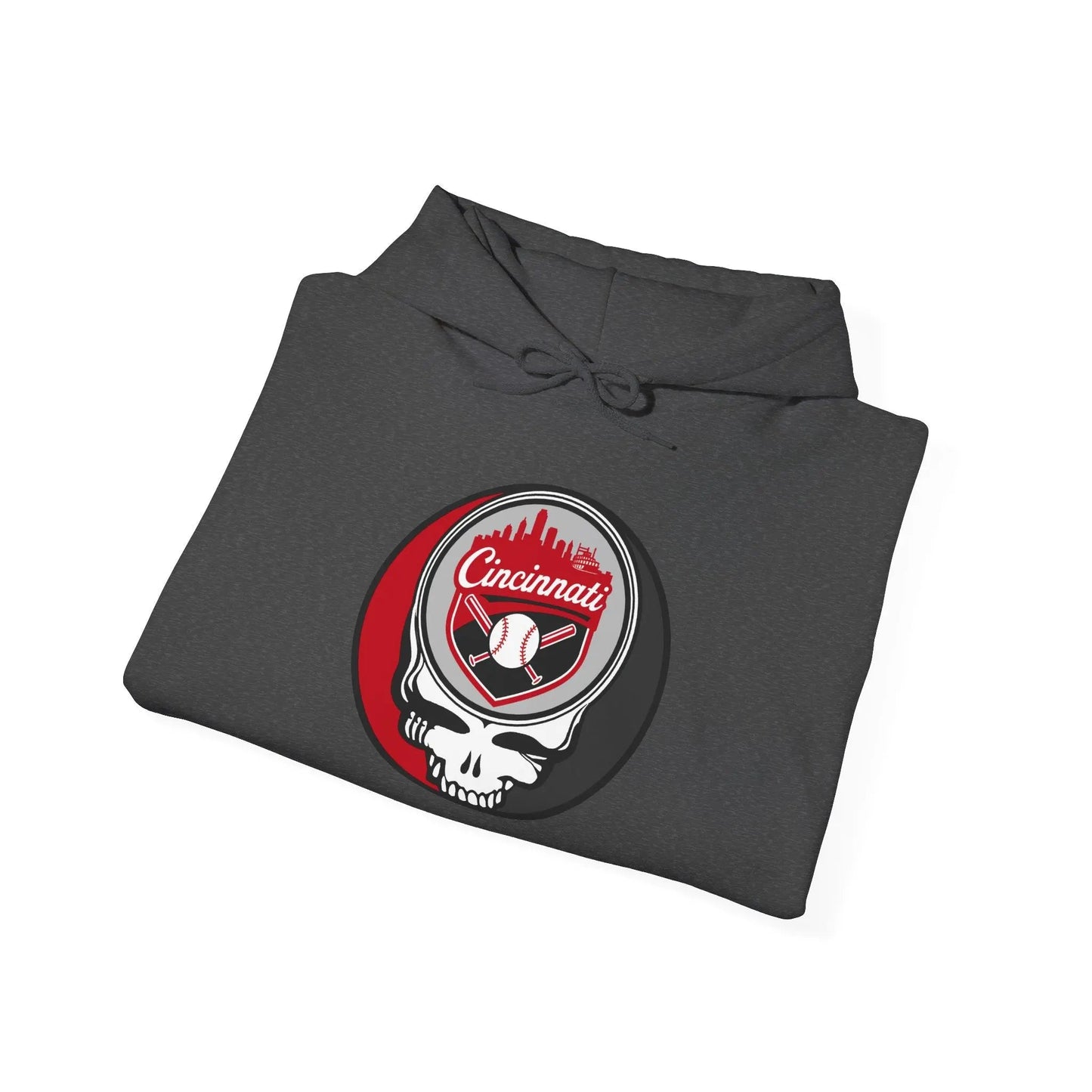 Cincinnati Reds Original Stealie Grateful Dead Hoodie