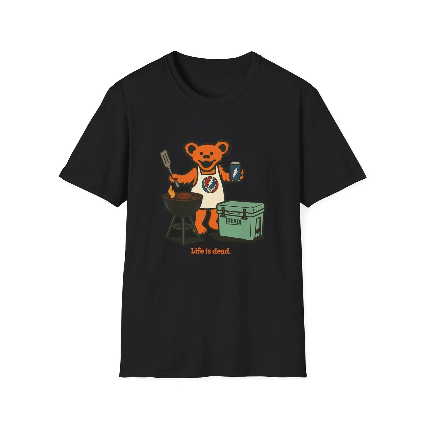 Grillin' Bear - Life is dead.® Grateful Dead T-Shirt