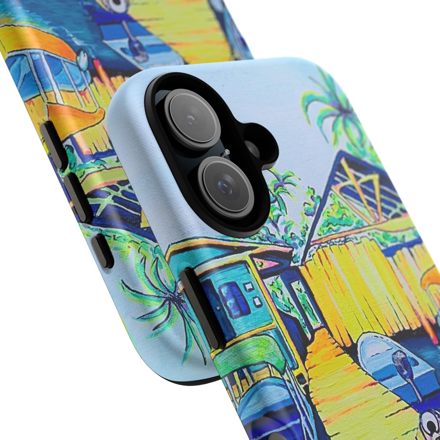 Cyclops Cat and Dog in Bocas Tough Phone Case