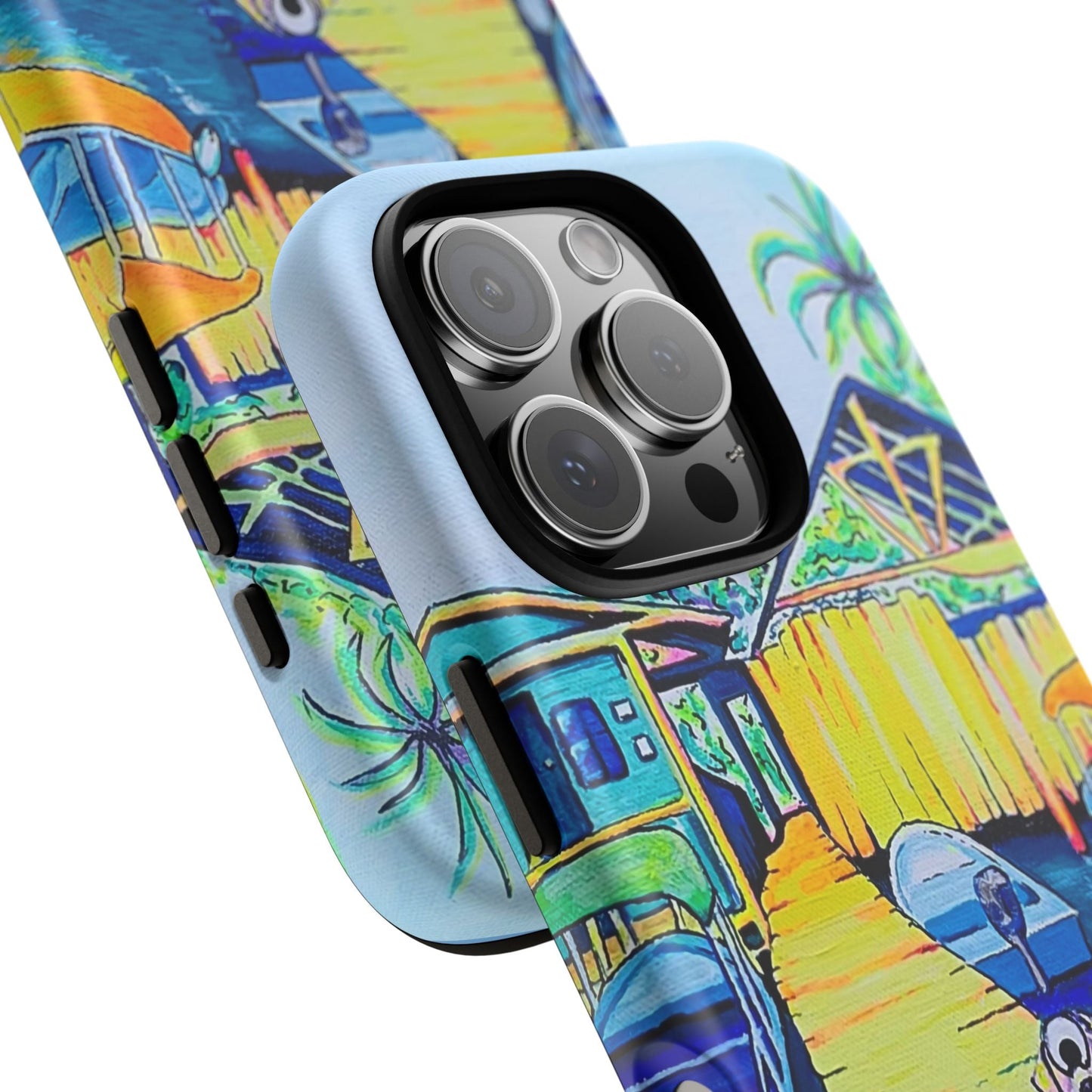 Cyclops Cat and Dog in Bocas Tough Phone Case