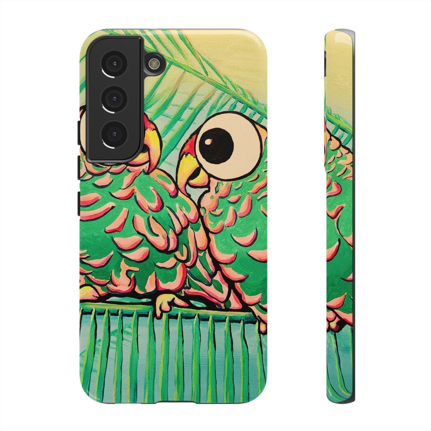 Chatty Cyclops Parrots Tough Phone Case