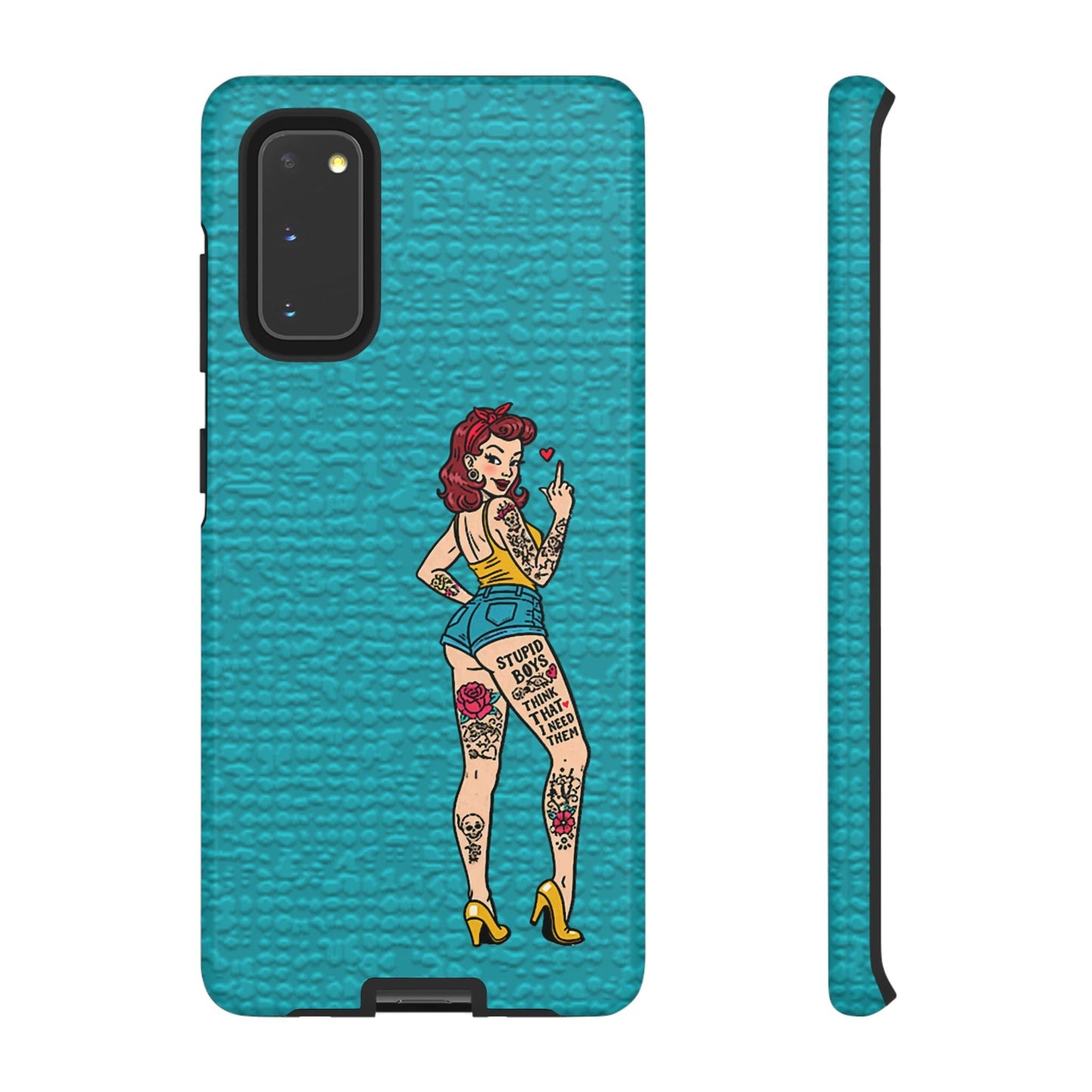 Stupid Boys Tough Phone Case