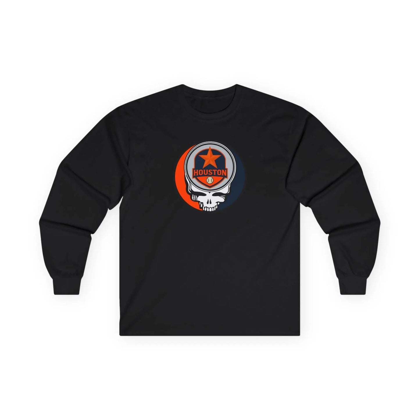 Houston Astros Original Stealie Long Sleeve T-Shirt