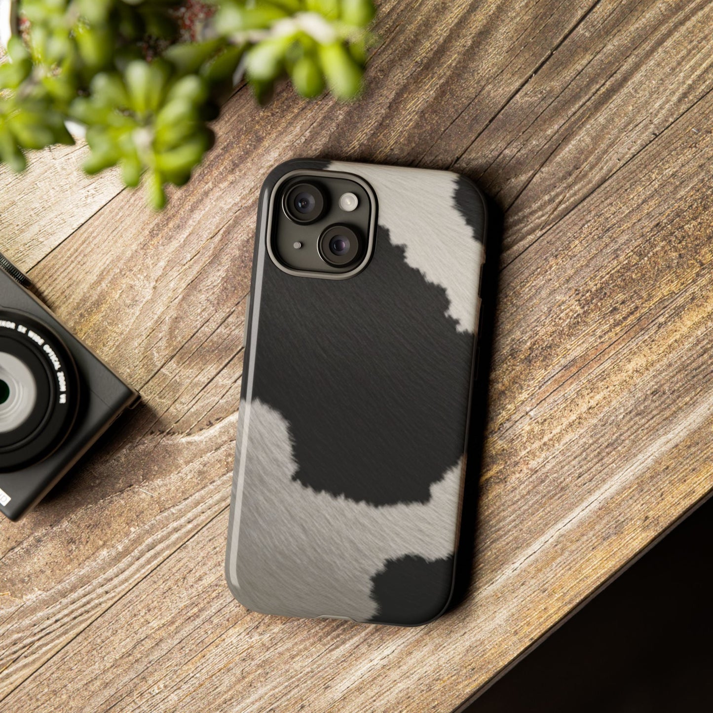 Stylish Cow Print Tough Phone Case