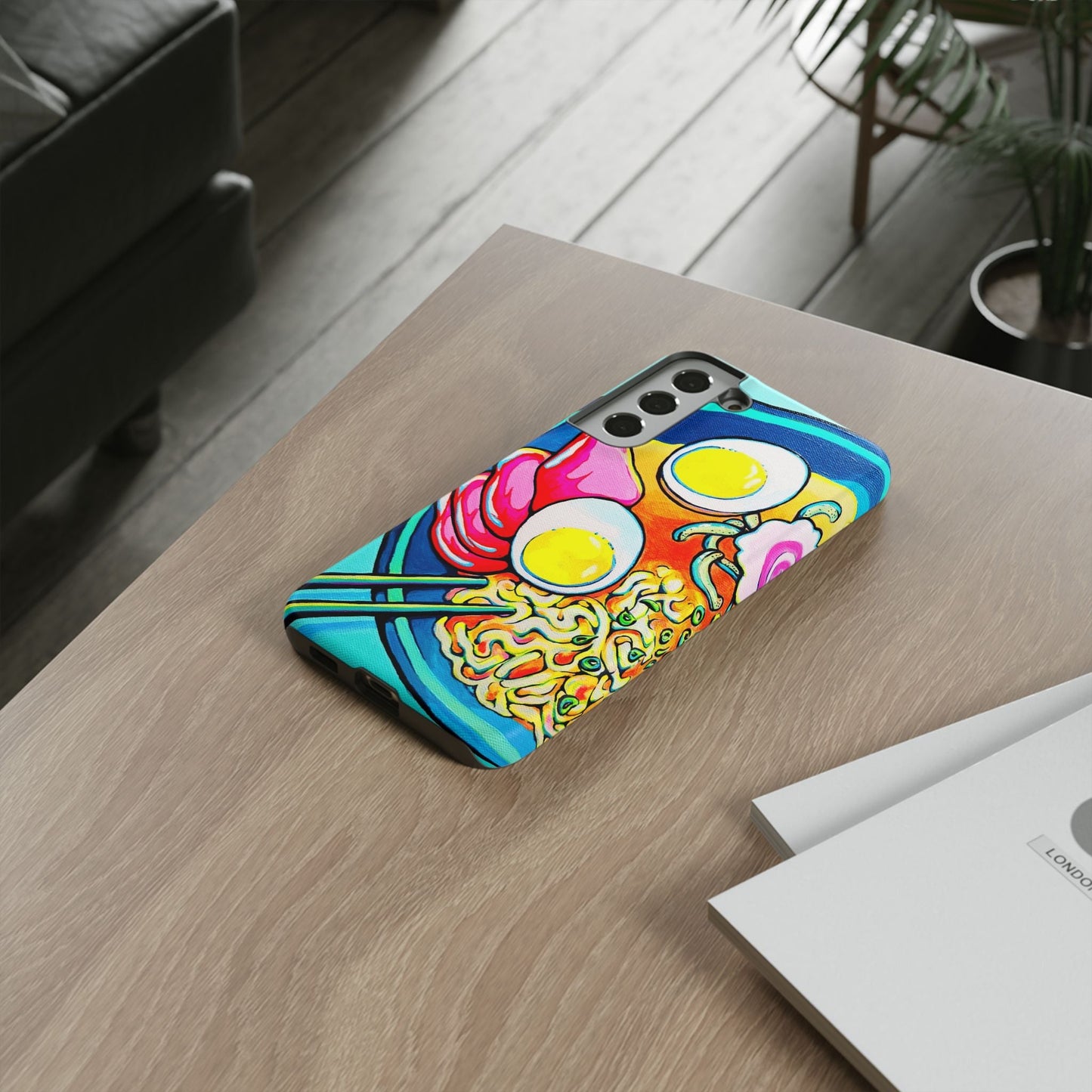 Neon Ramen Tough Phone Case