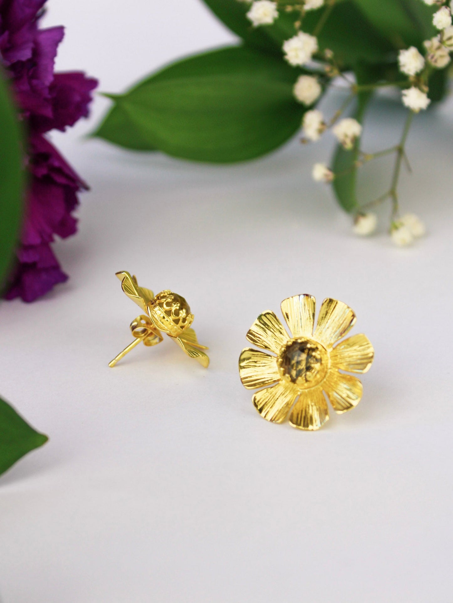 Daisy Statement Stud Earrings