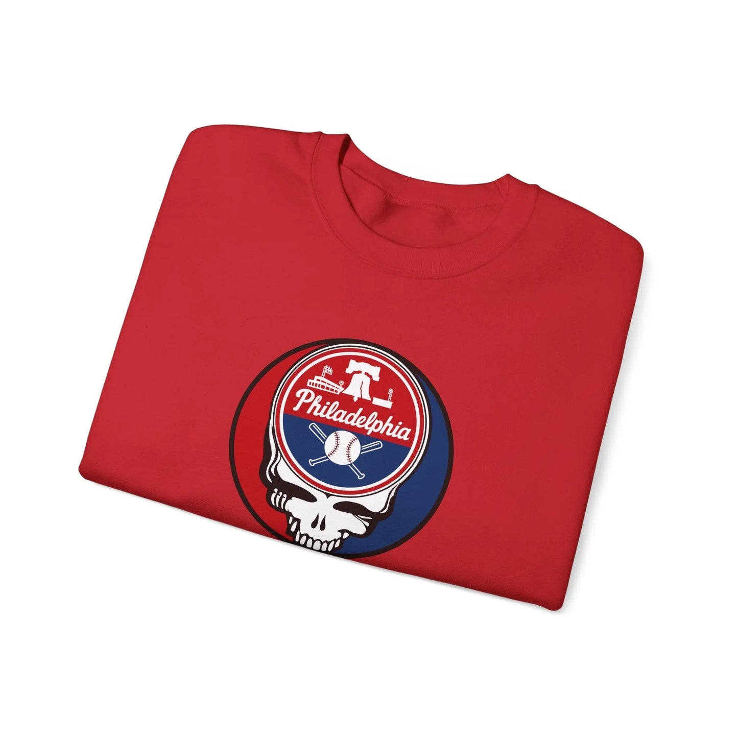 Philadelphia Phillies Original Stealie Grateful Dead Crewneck Grateful Dead Sweatshirt