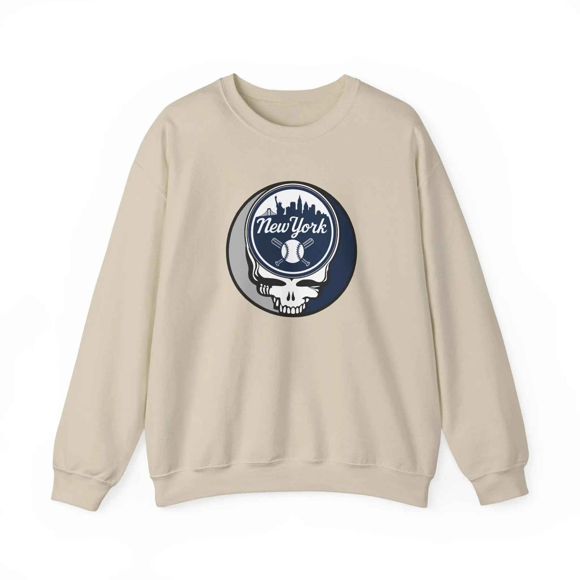 New York Yankees Original Stealie Grateful Dead Crewneck Grateful Dead Sweatshirt