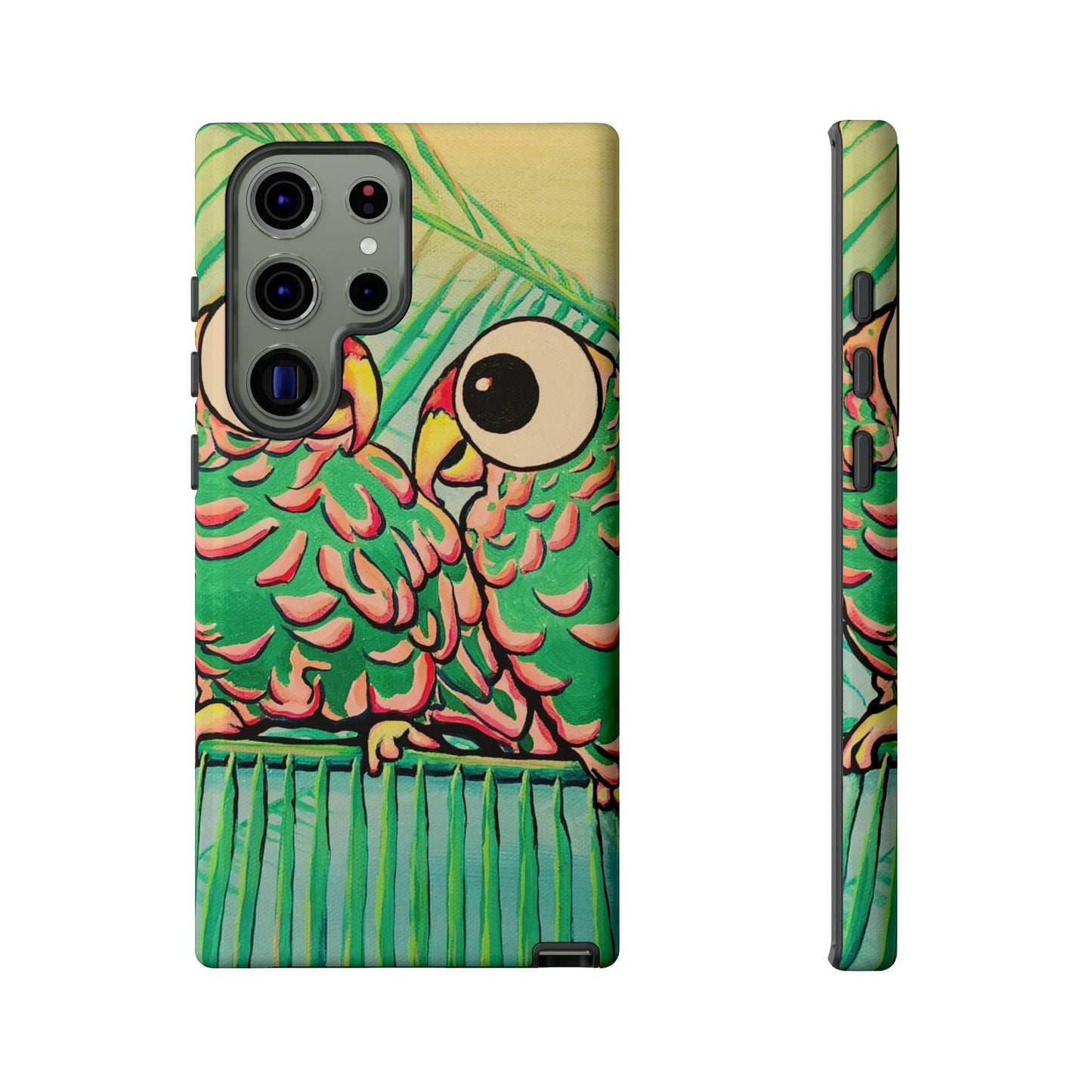 Chatty Cyclops Parrots Tough Phone Case