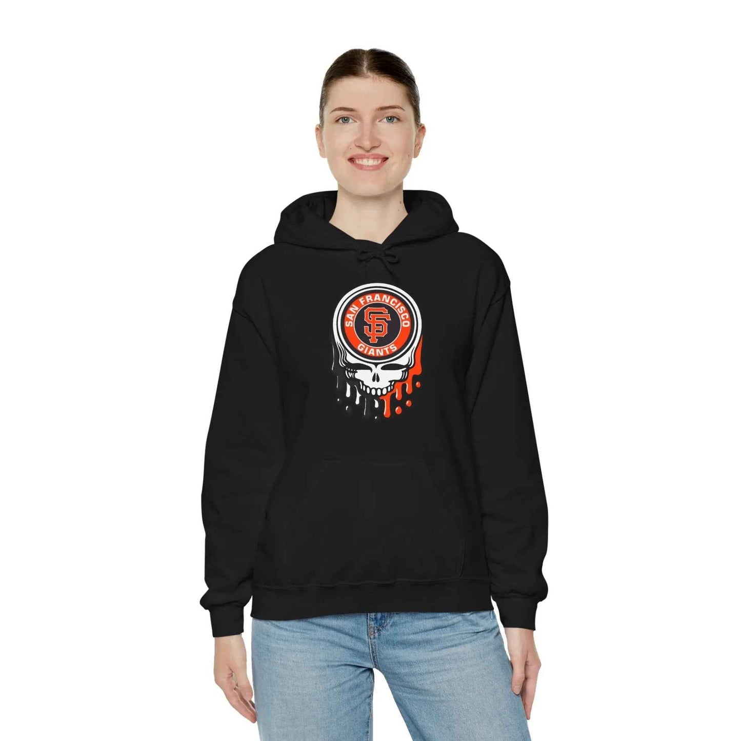 San Francisco Giants Logo Dripping Stealie Grateful Dead Hoodie