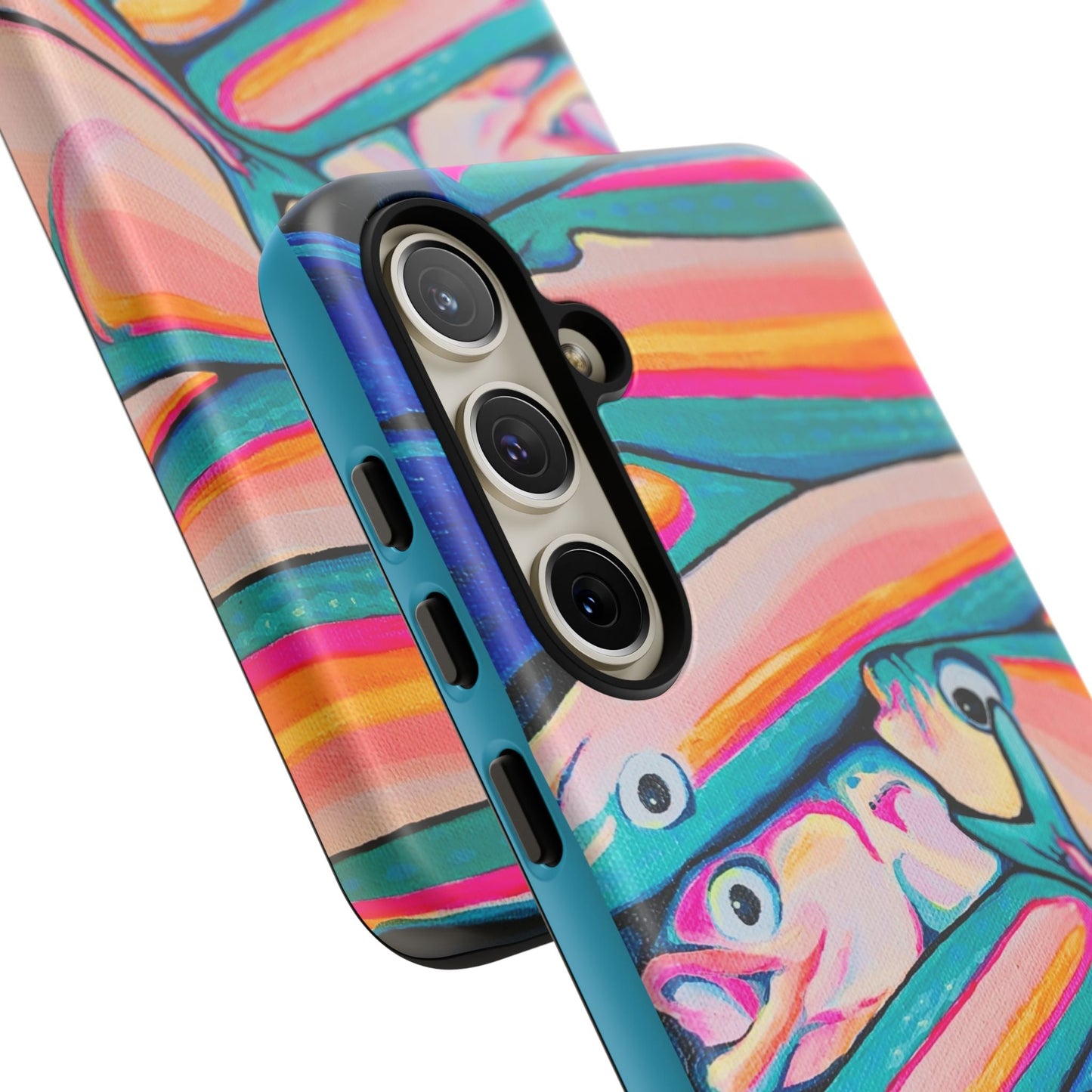 Neon Fish Tough Phone Case