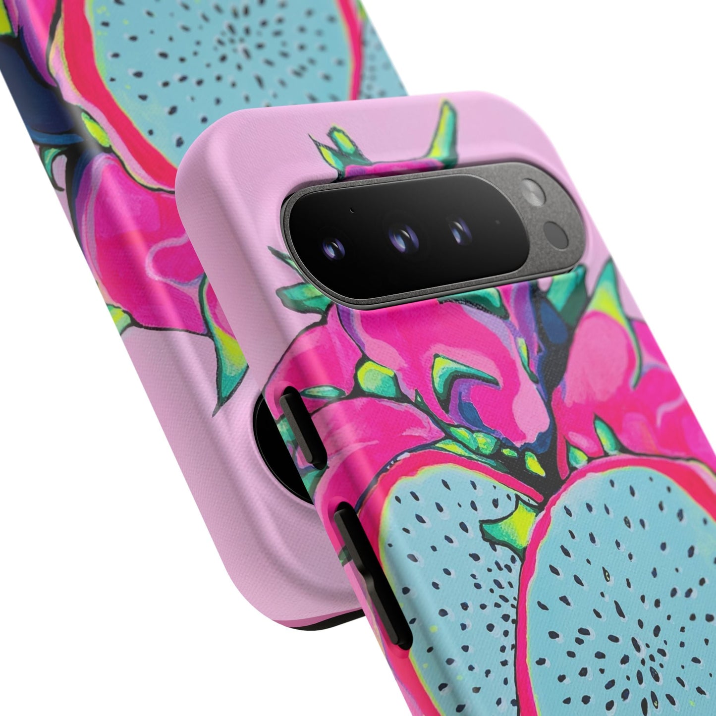 Neon Pink Dragon Fruit Tough Phone Case