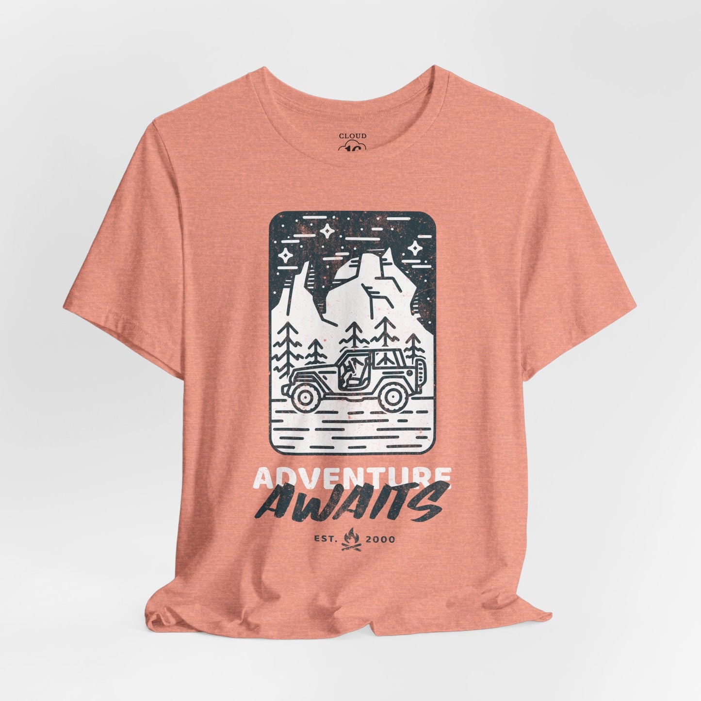 Adventure Awaits Unisex T-Shirt - Premium Outdoor Travel Tee for Explorers