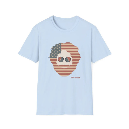 Stars & Stripes Jerry Life is dead.® Grateful Dead T-Shirt