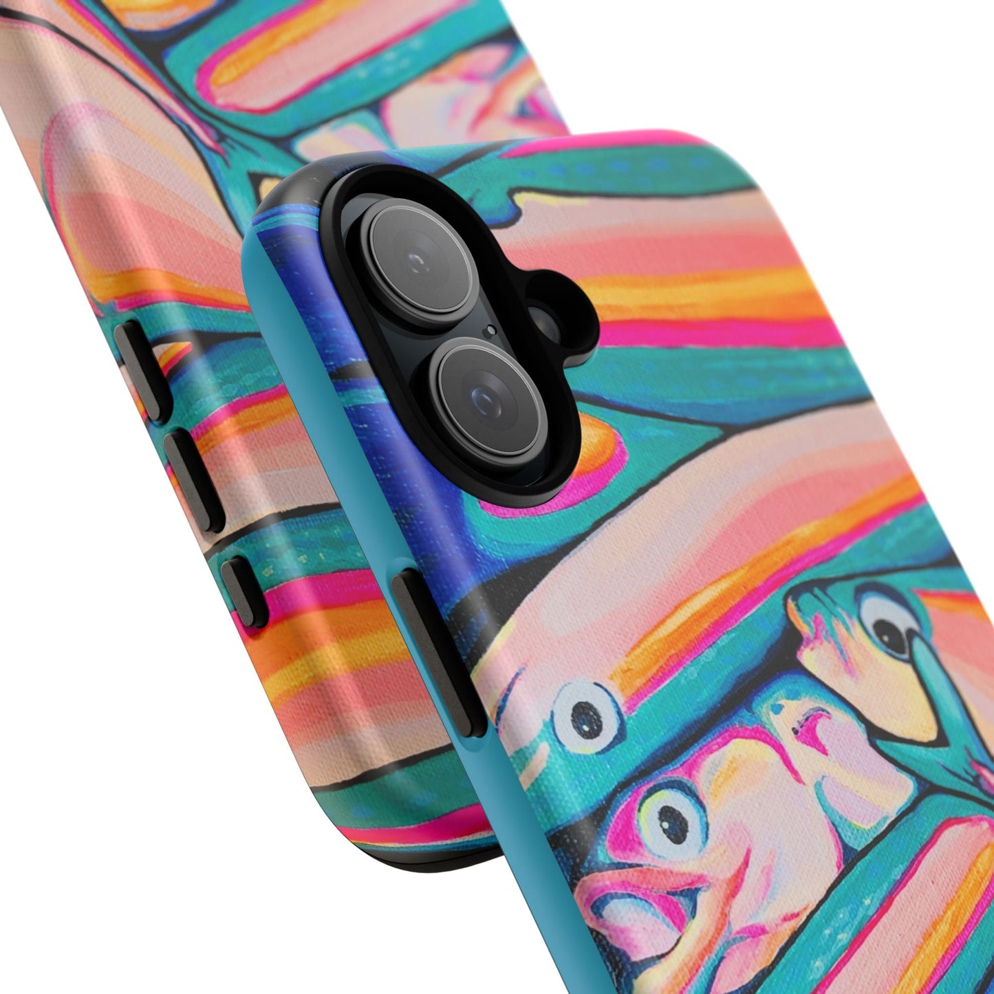Neon Fish Tough Phone Case