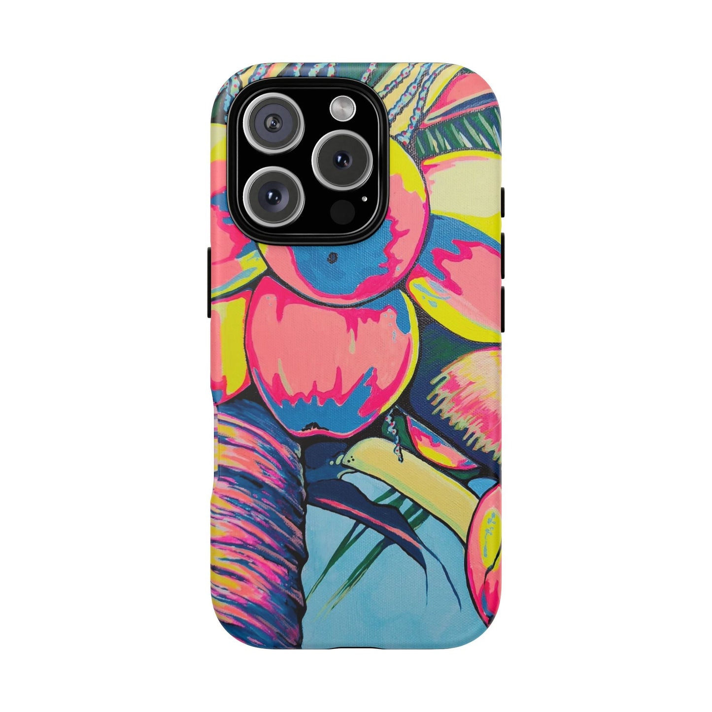Neon Coconuts Tough Phone Case