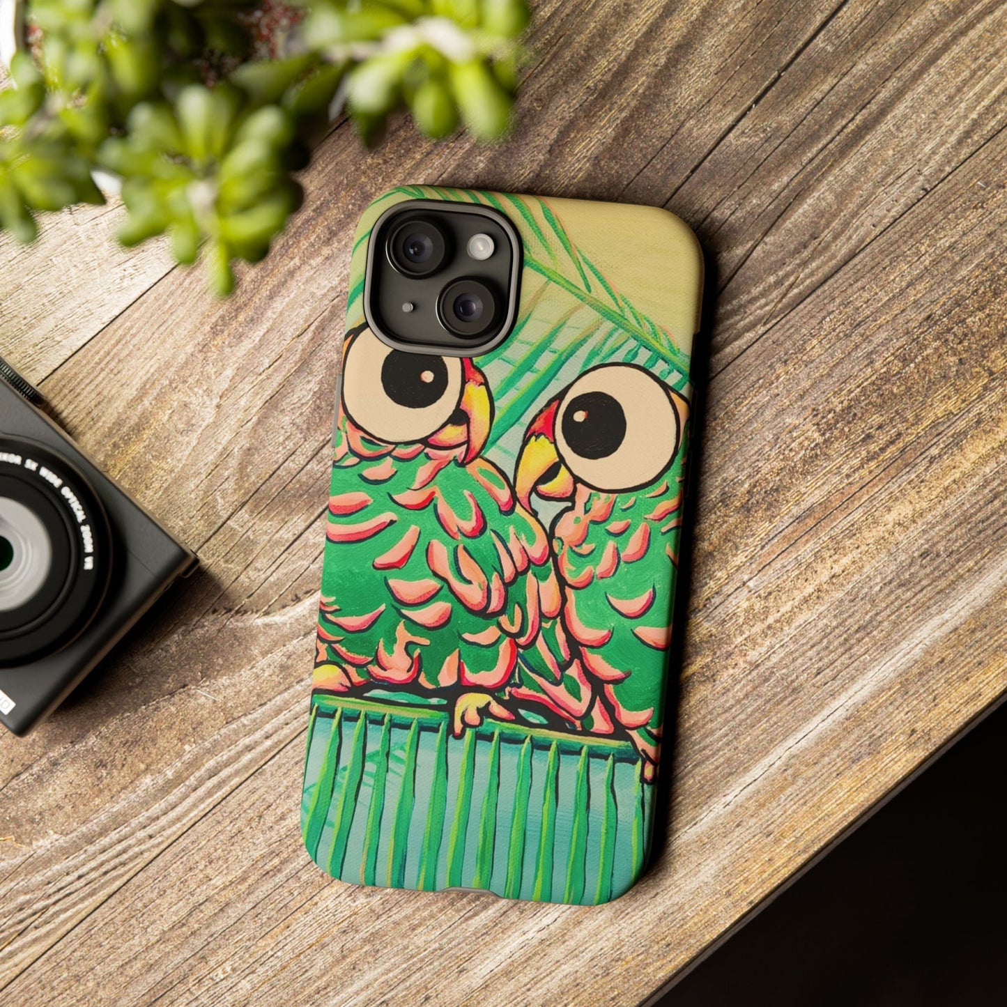 Chatty Cyclops Parrots Tough Phone Case