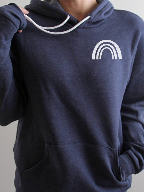 Rainbow Pocket Hoodie-1458