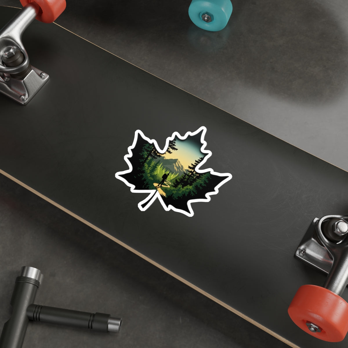 Maple Trail Die-Cut Sticker