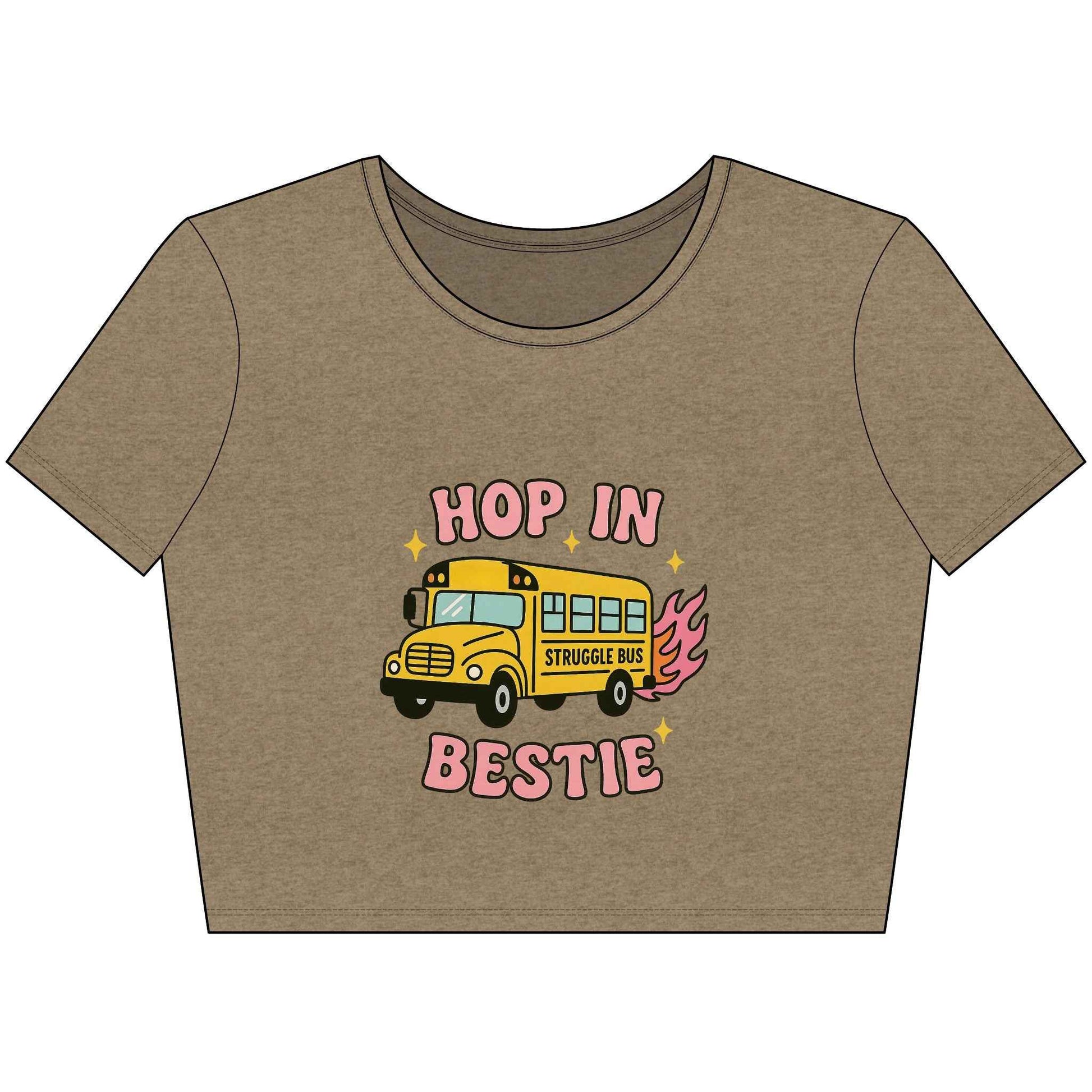 Hop In Bestie - Crop Top