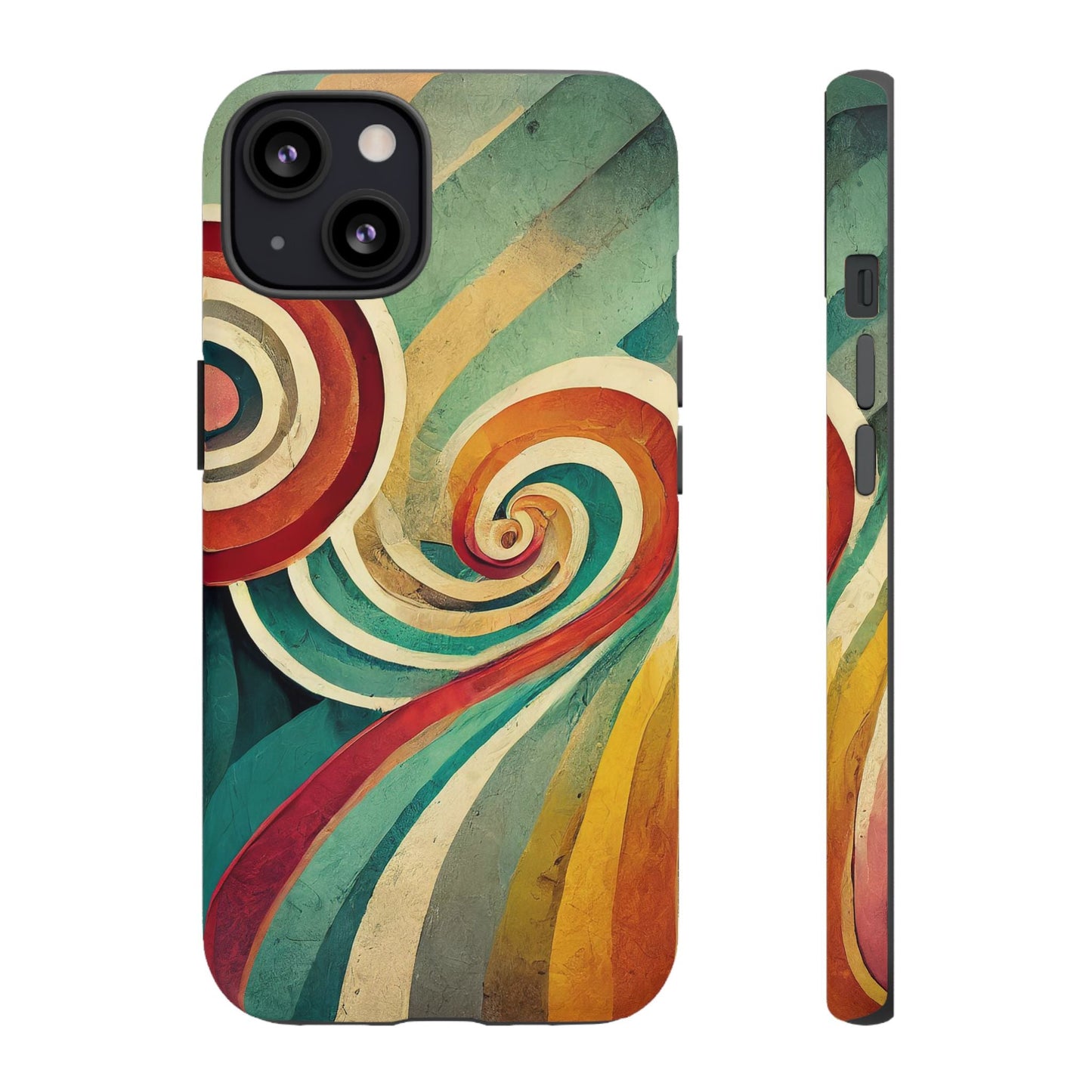 Colorful Swirl Tough Phone Case