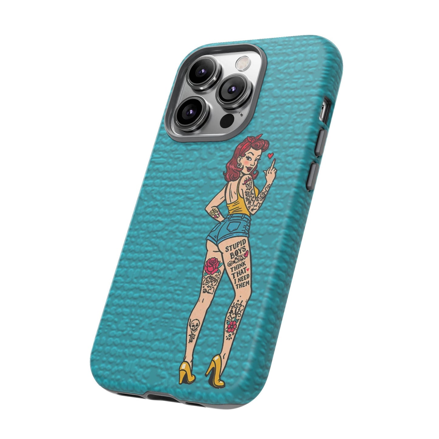 Stupid Boys Tough Phone Case
