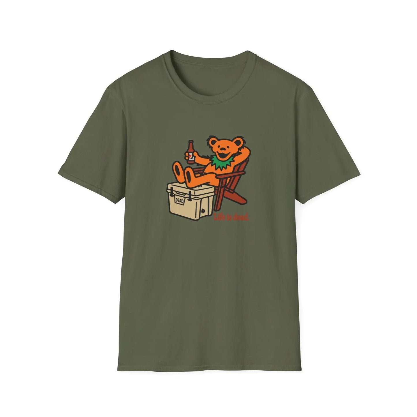 Chillin' Bear - Life is dead.® Grateful Dead T-Shirt