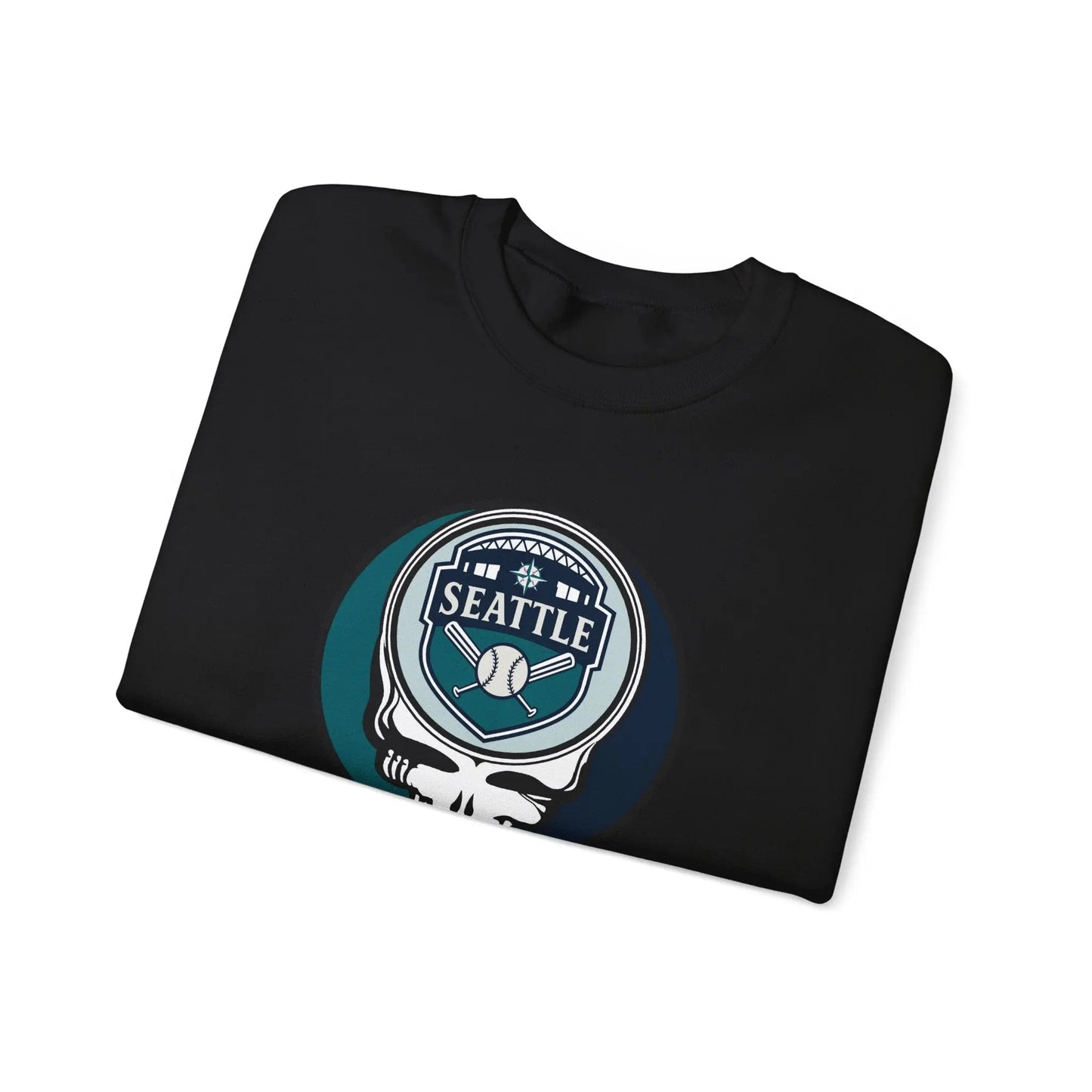 Seattle Mariners original Stealie Grateful Dead Crewneck Grateful Dead Sweatshirt