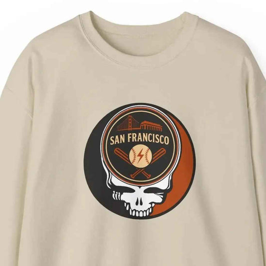 San Francisco Giants Original Stealie Grateful Dead Crewneck Grateful Dead Sweatshirt
