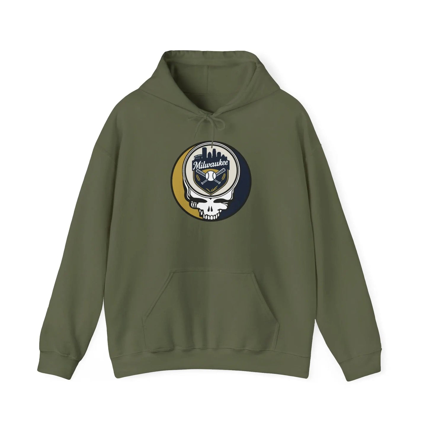 Milwaukee Brewers Original Stealie Grateful Dead Hoodie