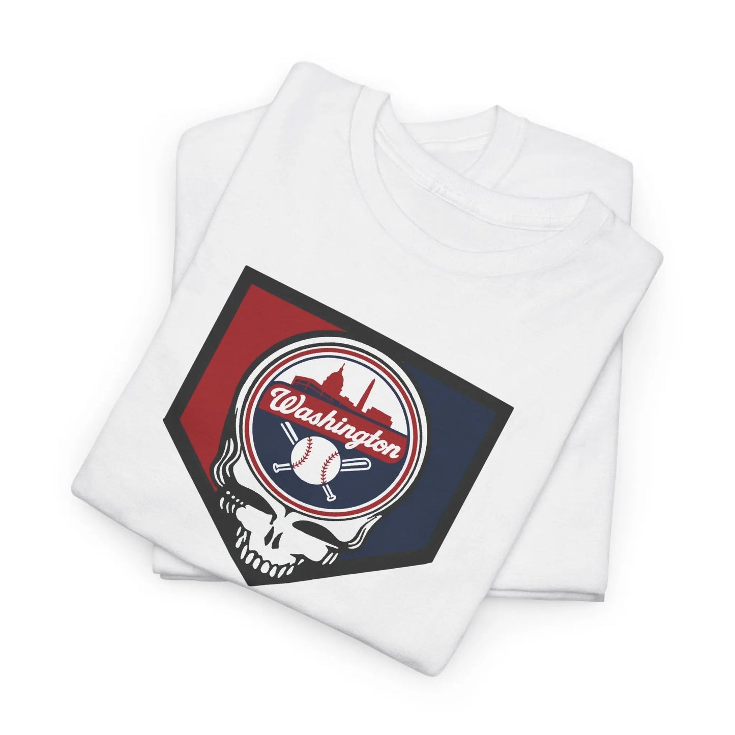 Washington Nationals Original Home Plate Edition Grateful Dead T-Shirt