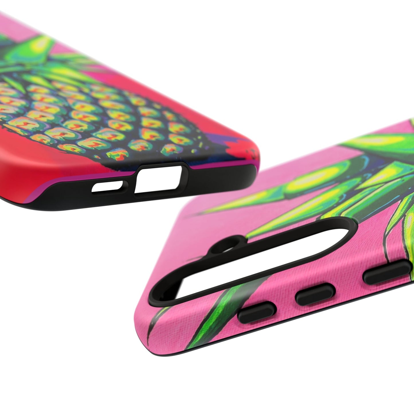 Neon Pineapple Tough Phone Case