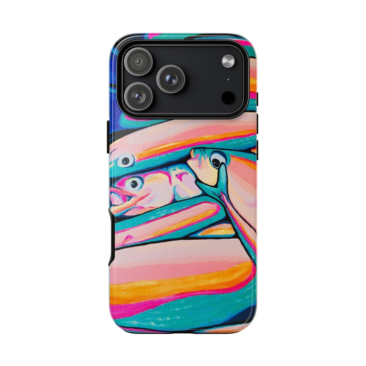 Neon Fish Tough Phone Case