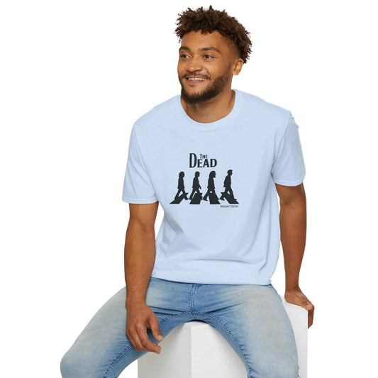 "Jerry Road" Haight Street Crosswalk Silhouettes Grateful Dead T-Shirt