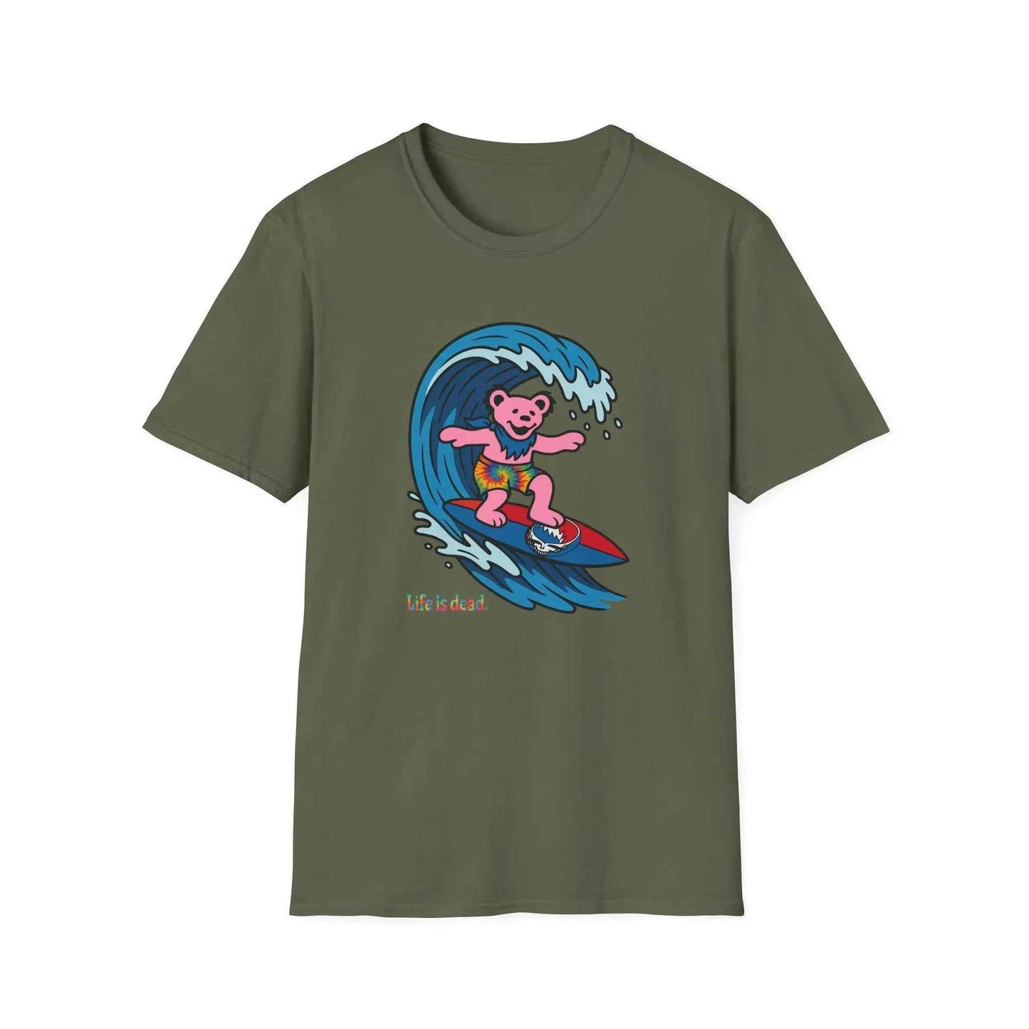 Surfin' Bear - Life is dead.® Grateful Dead T-Shirt