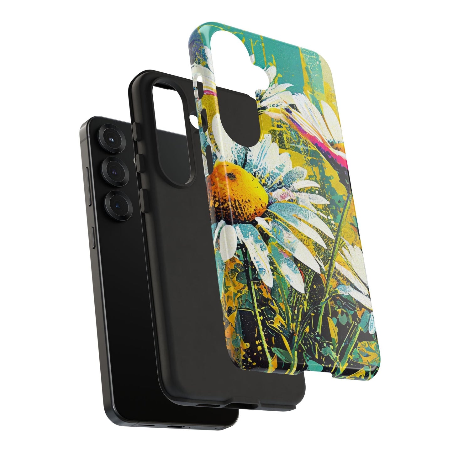 Colorful Daisy Floral Tough Phone Case