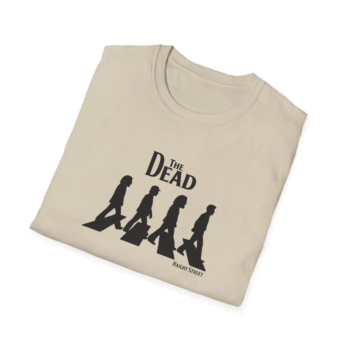 "Jerry Road" Haight Street Crosswalk Silhouettes Grateful Dead T-Shirt