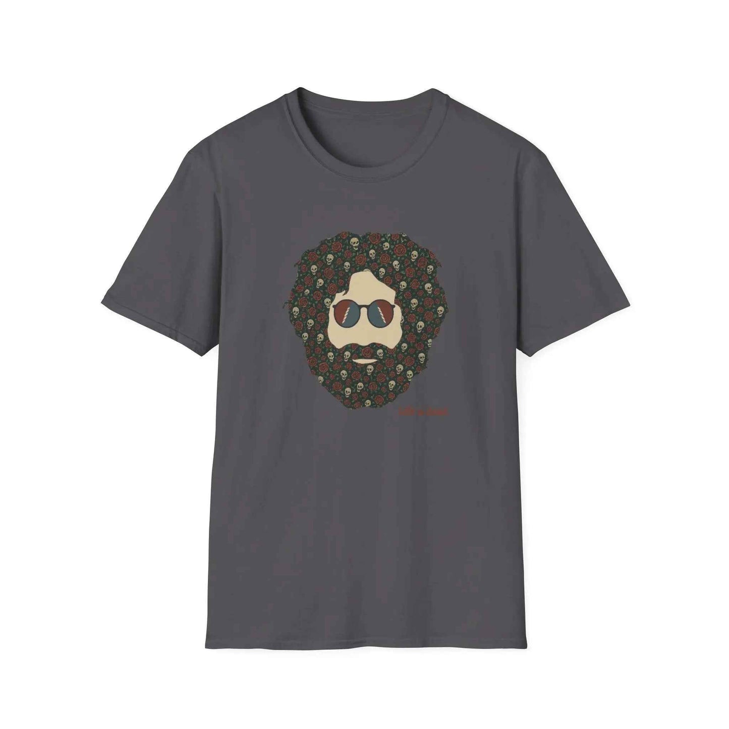 Skull & Roses Jerry Life is dead.® Grateful Dead T-Shirt