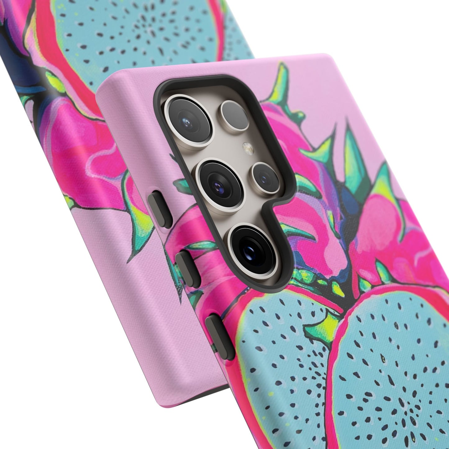 Neon Pink Dragon Fruit Tough Phone Case