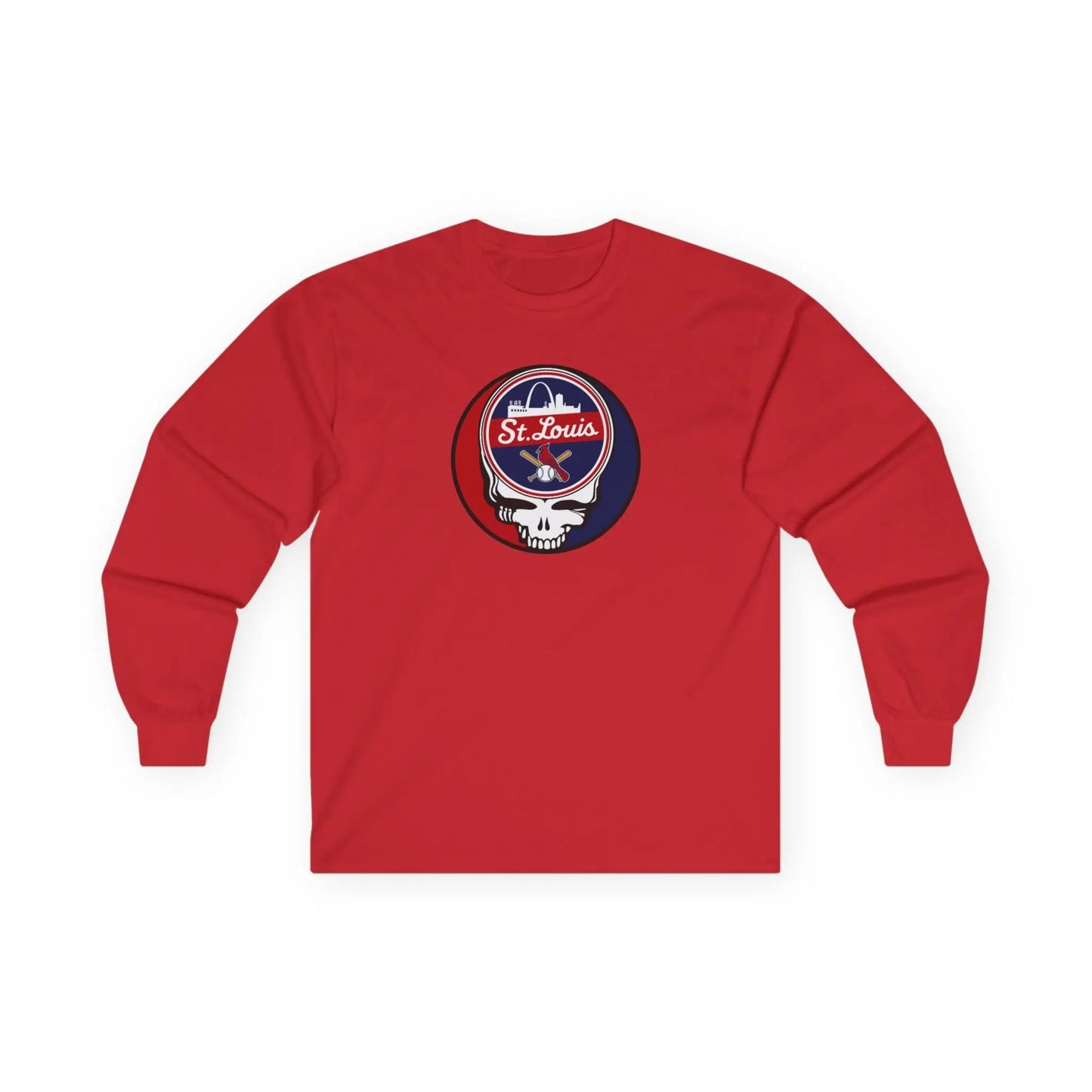 St. Louis Cardinals Original Stealie Long Sleeve T-Shirt