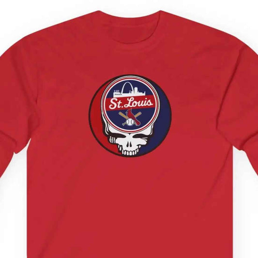 St. Louis Cardinals Original Stealie Long Sleeve T-Shirt
