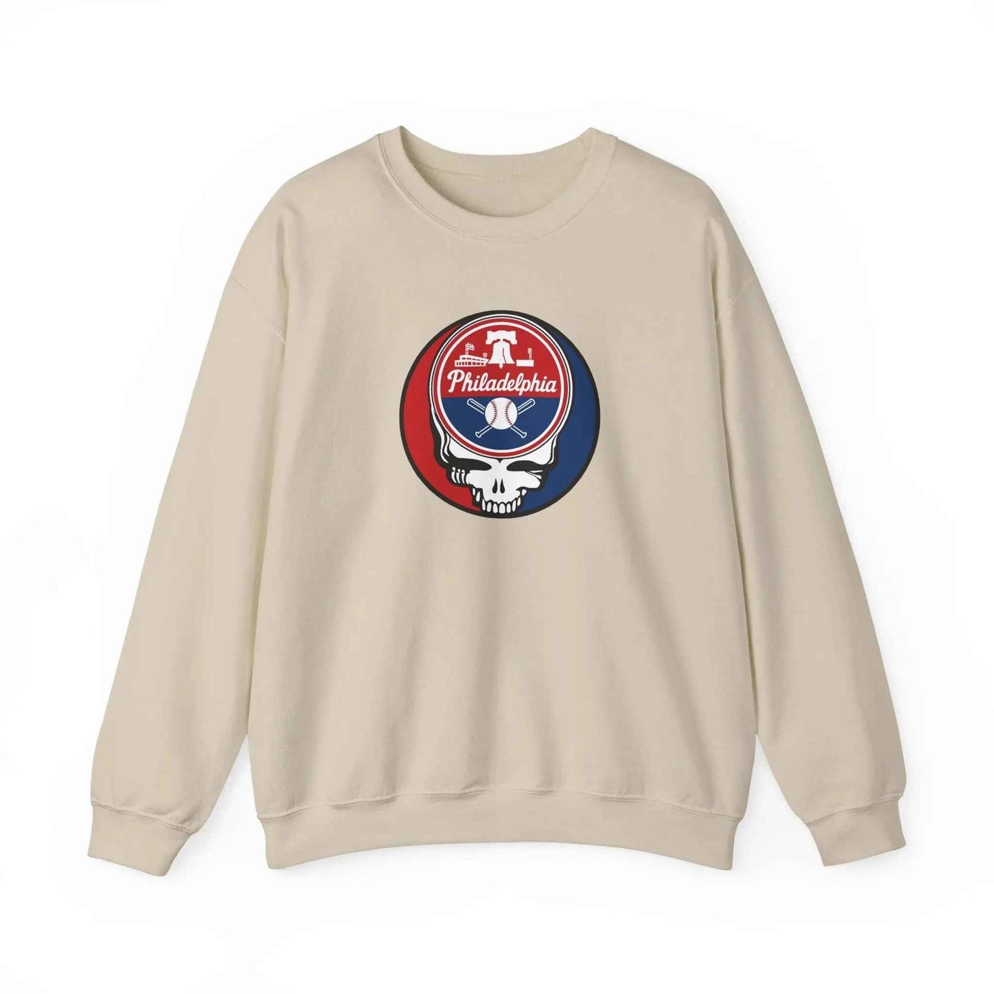 Philadelphia Phillies Original Stealie Grateful Dead Crewneck Grateful Dead Sweatshirt
