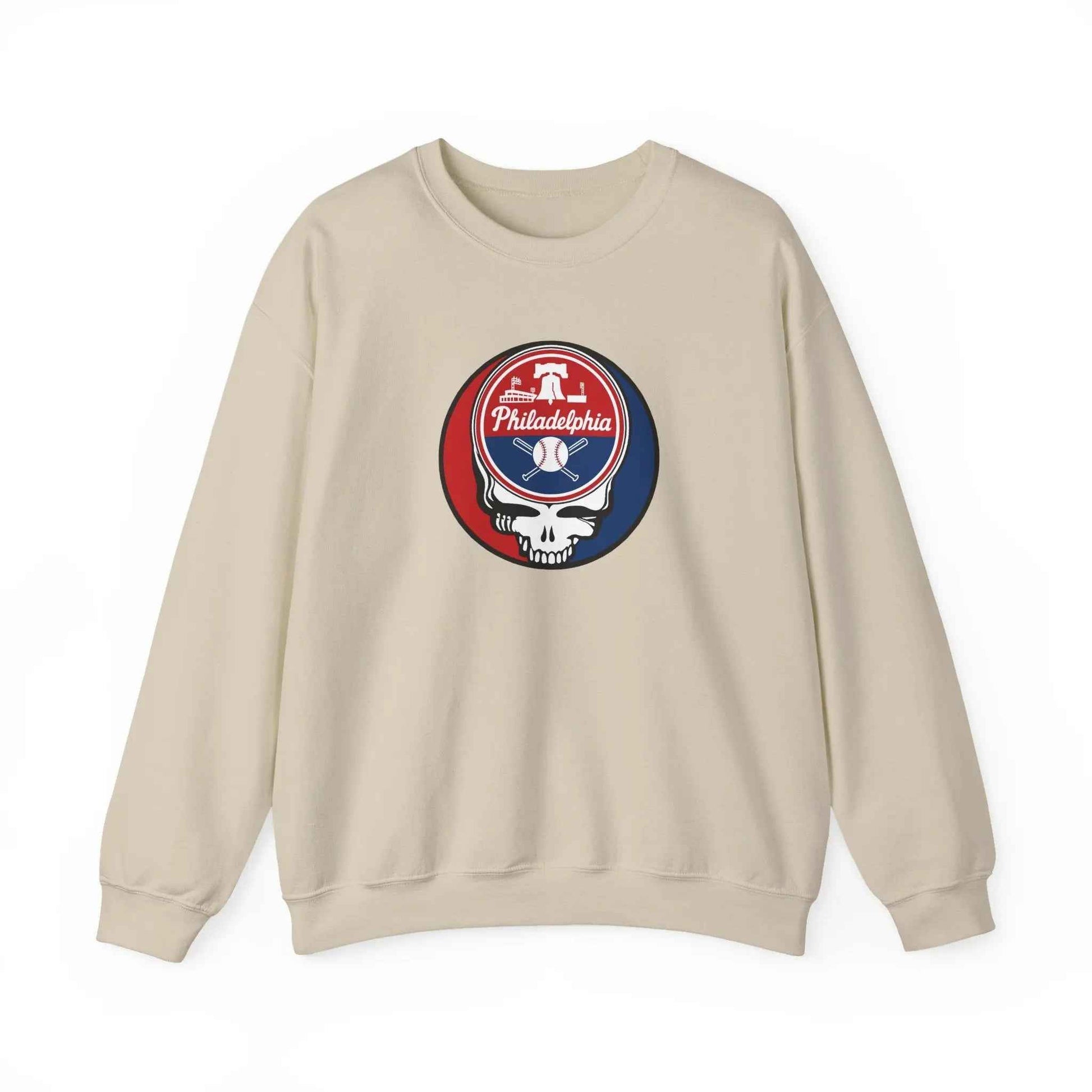 Philadelphia Phillies Original Stealie Grateful Dead Crewneck Grateful Dead Sweatshirt