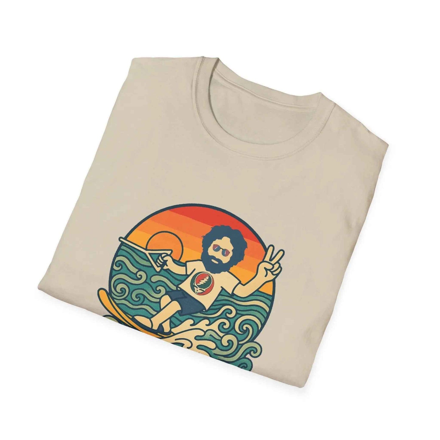 Jerry's Ridin' The Wake Life is dead.® Grateful Dead T-Shirt