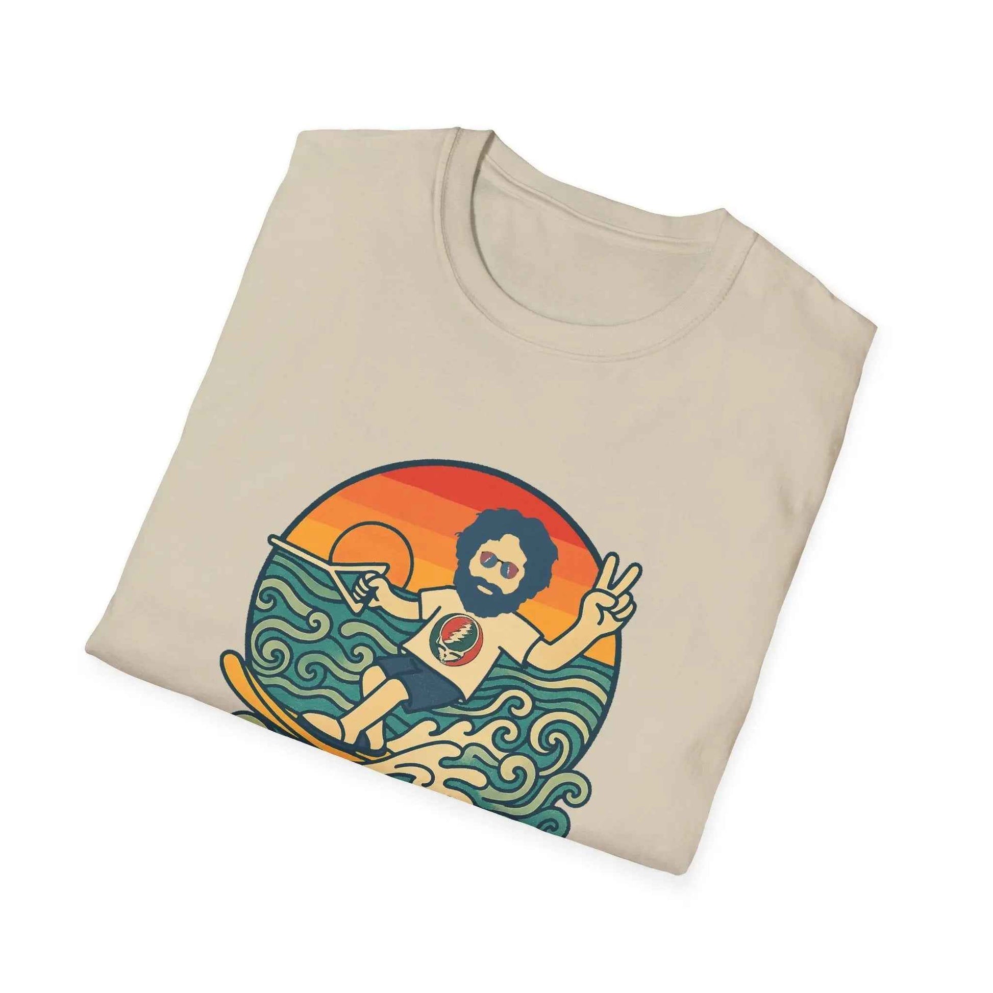 Jerry's Ridin' The Wake Life is dead.® Grateful Dead T-Shirt